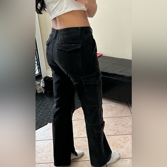 ZARA Cargo Split Jeans - Picture 3 of 6